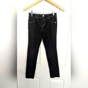 Guess Kids (Size 10) Black Leggings With Rhinestones On Back Pocket